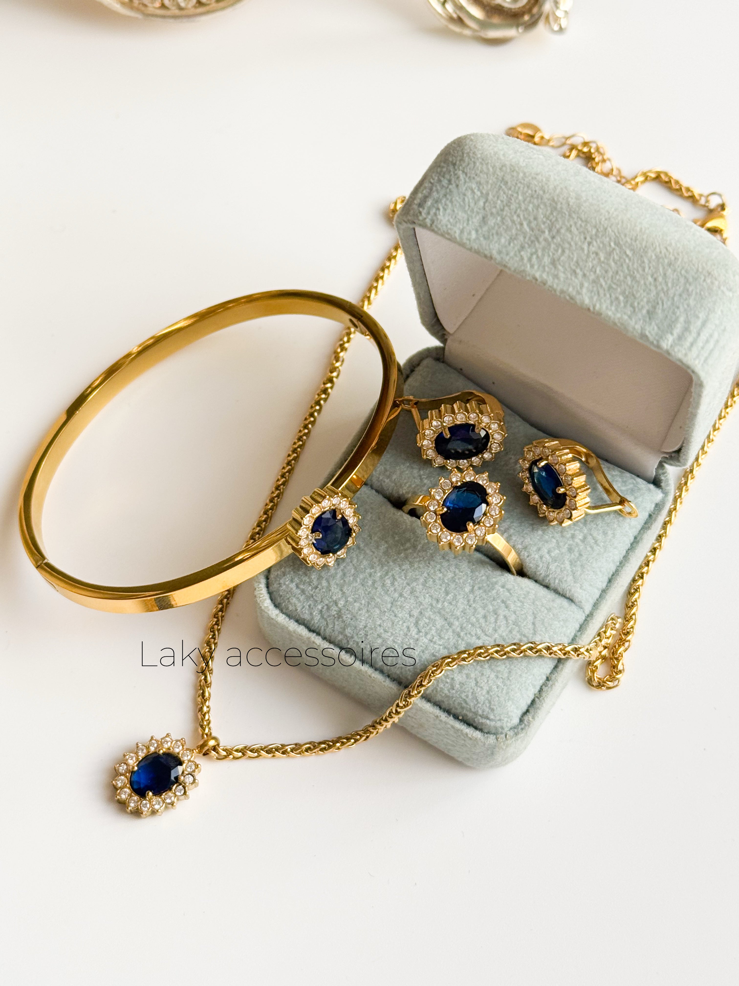 Parure Marquise – Acier inoxydable