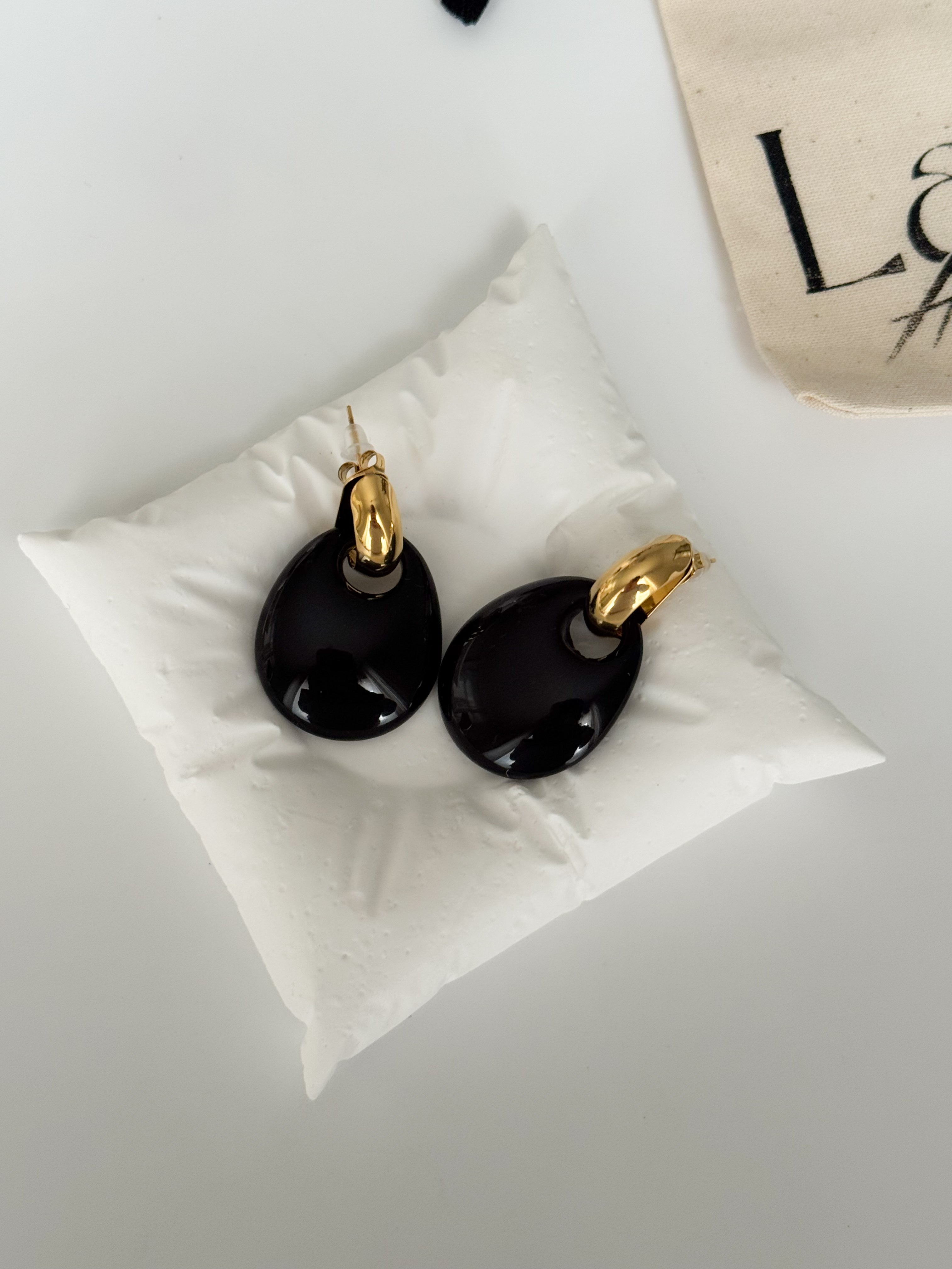 Boucles d’oreille tendance - En acier inoxydable -