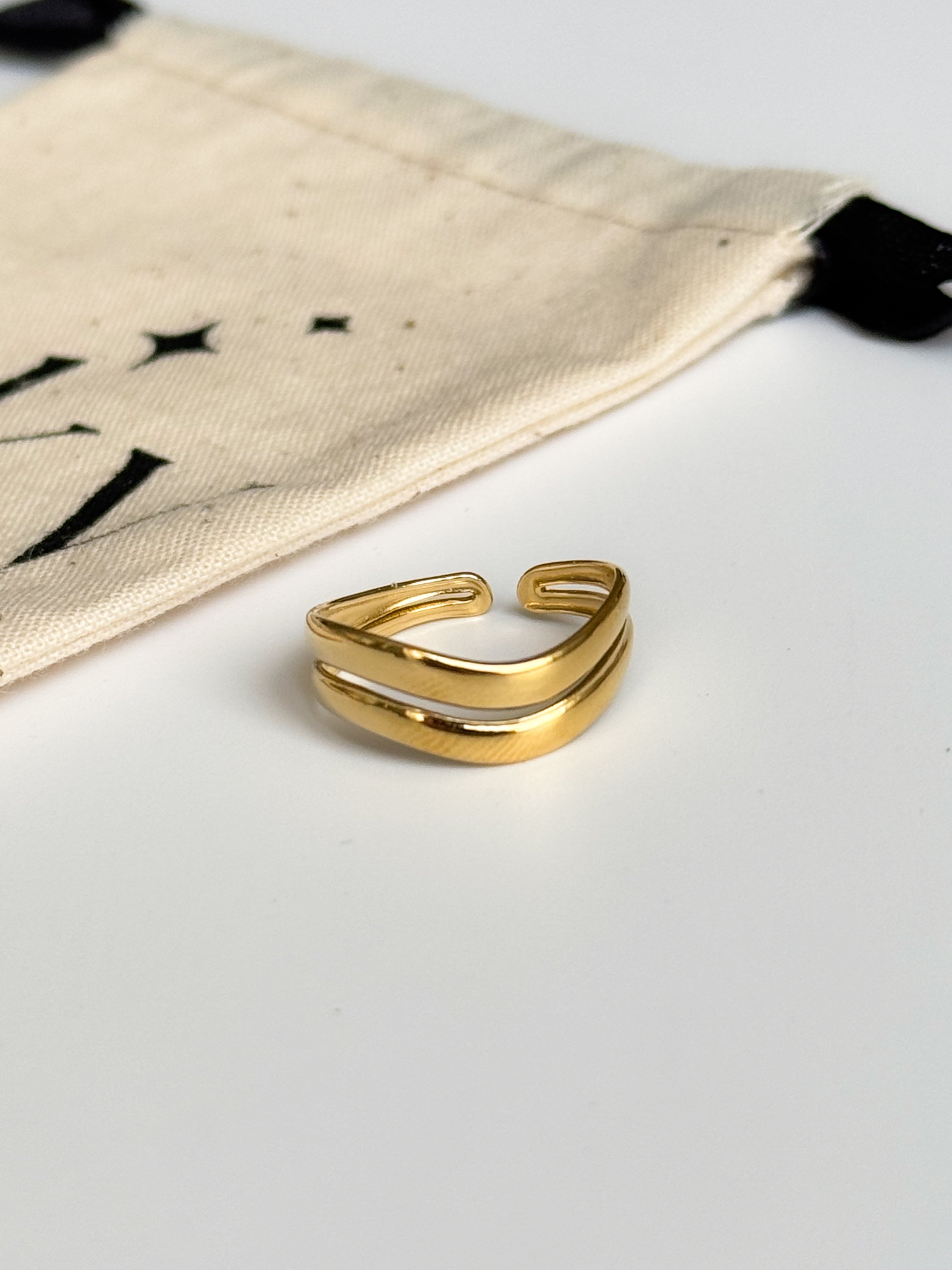 Bague 13 ajustable - Acier inoxydable -