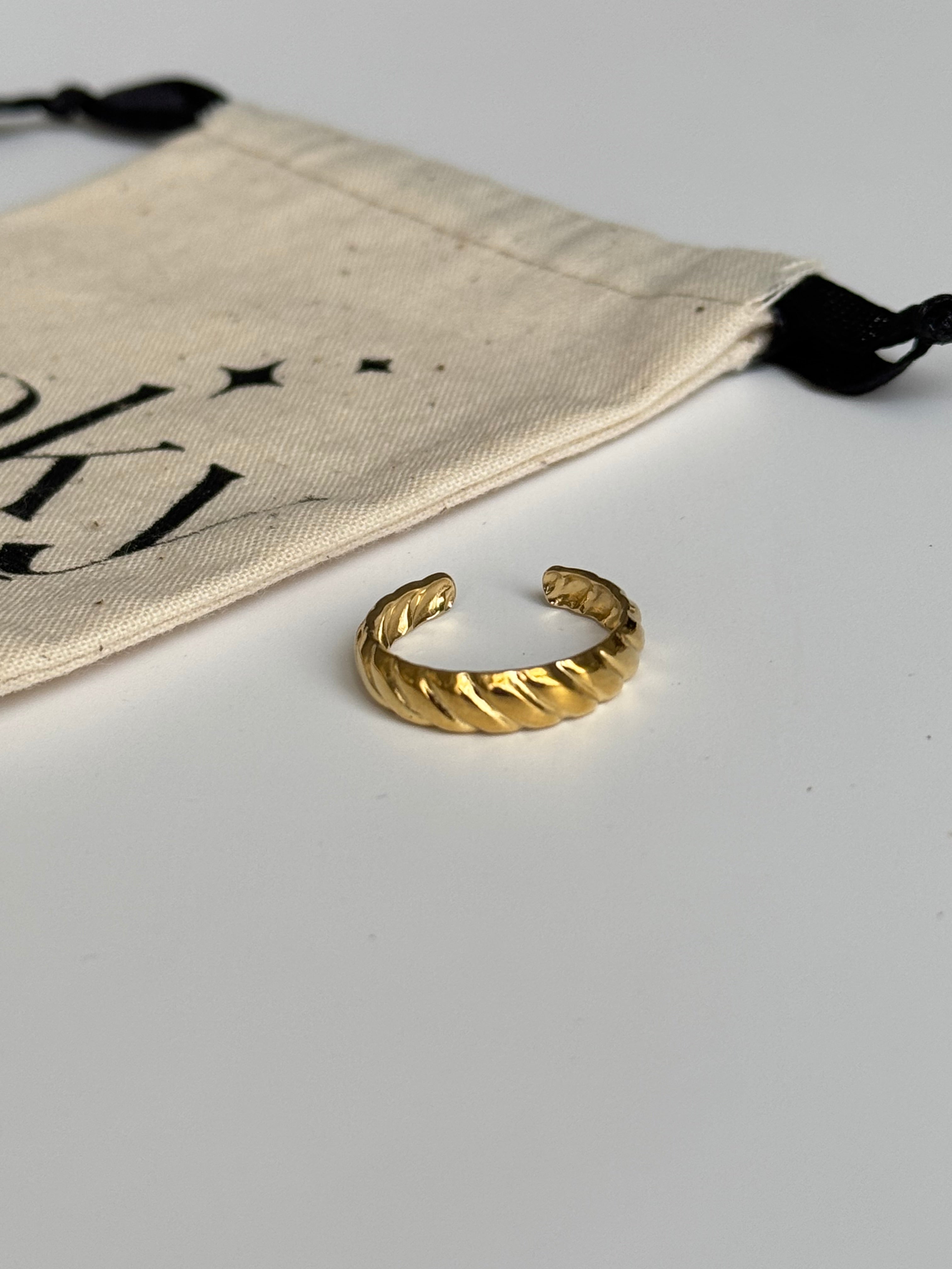 Bague 12 ajustable - Acier inoxydable -