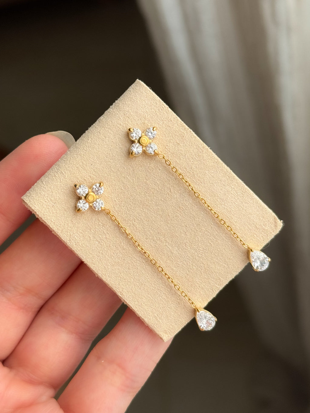 Boucle d’oreille chic - En acier inoxydable -