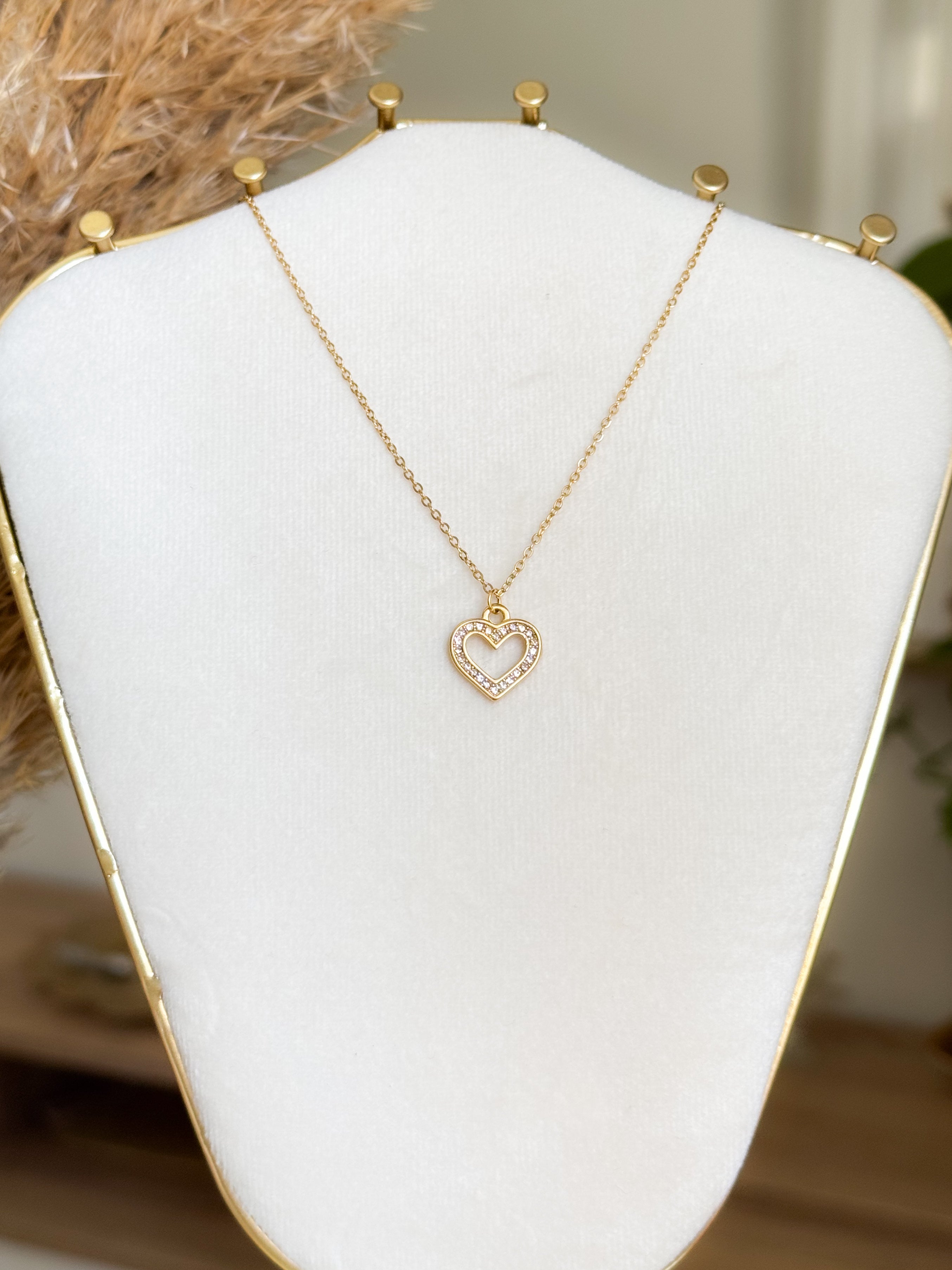 Collier à pendentif - PTI COEUR - En acier inoxydable