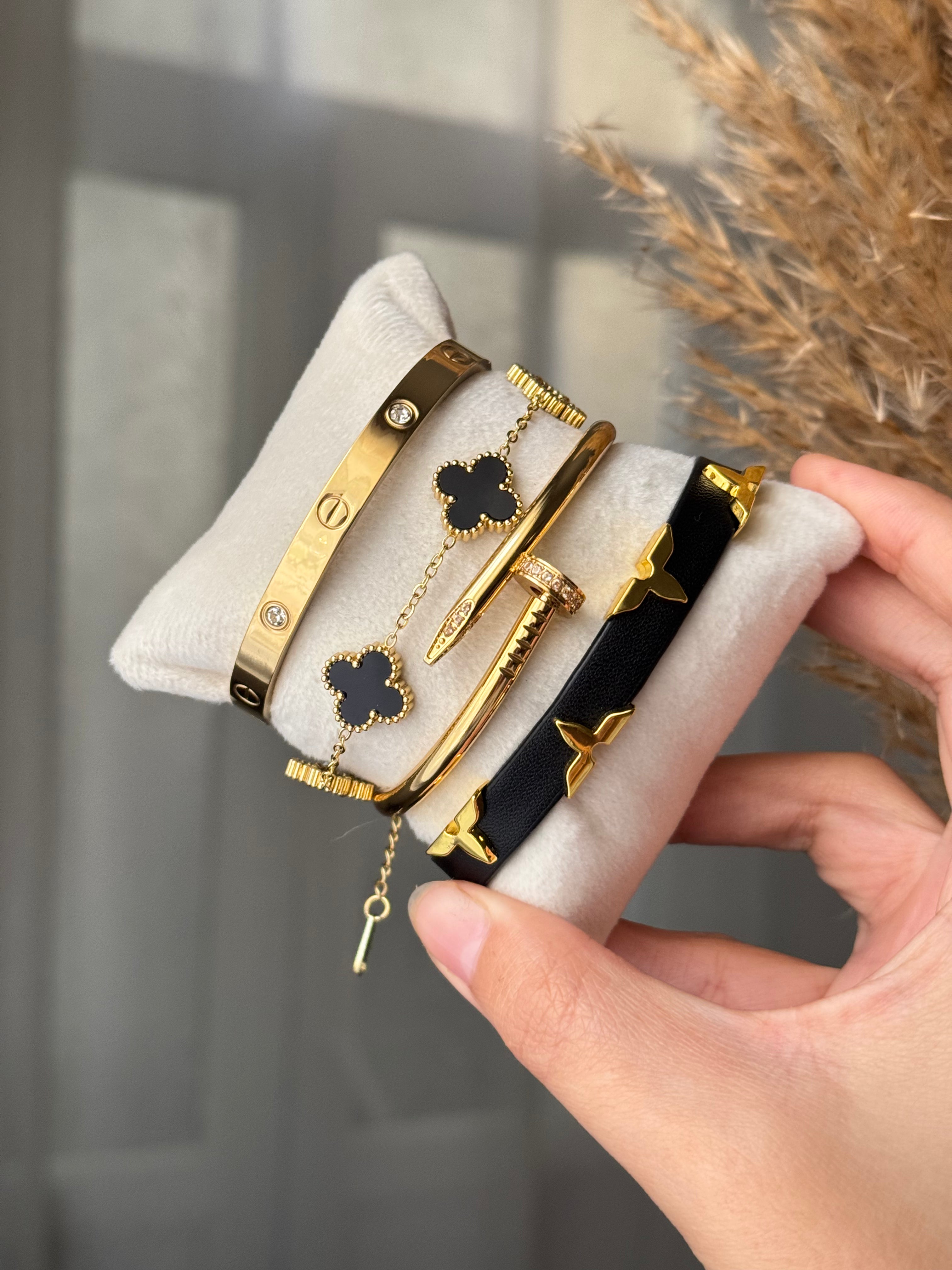 Pack - BLACK-  En acier inoxydable